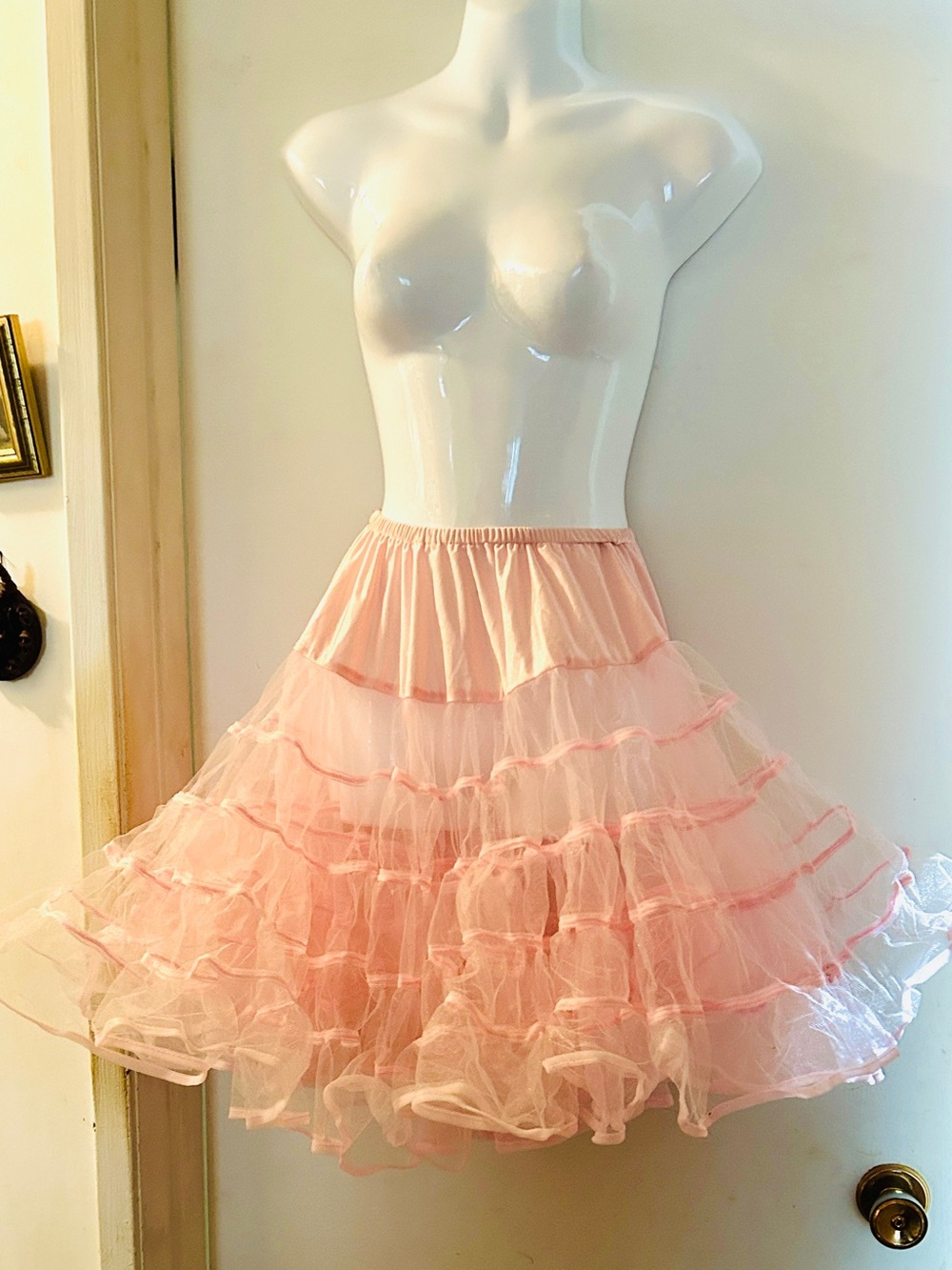 Flirty Pink Ruffled Tulle Skirt